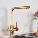 GobekUsa Black Kitchen Faucet with Rotatable Water Purification Feature