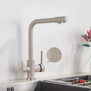 GobekUsa Black Kitchen Faucet with Rotatable Water Purification Feature