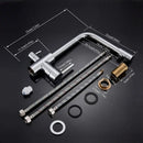 GobekUsa Black Kitchen Faucet with Rotatable Water Purification Feature