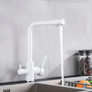 GobekUsa Black Kitchen Faucet with Rotatable Water Purification Feature