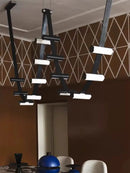 GobekUsa Black Leather Pendant Light for Dining Room Home Decor