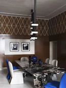 GobekUsa Black Leather Pendant Light for Dining Room Home Decor