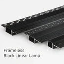 GobekUsa Black LED Aluminum Profile for Invisible Ceiling Light Strip Bar