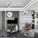 GobekUsa Black LED Aluminum Profile for Invisible Ceiling Light Strip Bar