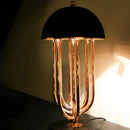 GobekUsa Black Led Bedside Table Lamp, Nordic Design for Bedroom, Study, and Cafe