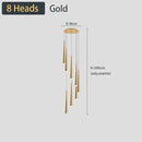 GobekUsa Black LED Ceiling Chandelier: Stylish Staircase Lighting for Home Decor & Living Room