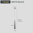 GobekUsa Black LED Ceiling Chandelier: Stylish Staircase Lighting for Home Decor & Living Room