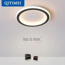 GobekUsa Black Led Ceiling Light for Home Entryway - Modern Balcony Indoor Lamp