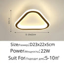 GobekUsa Black Led Ceiling Light for Home Entryway - Modern Balcony Indoor Lamp