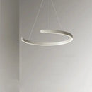 GobekUsa Black LED Chandelier Pendant Light for Foyer Stairs Bar, Minimalist Indoor Hanging Lamp