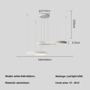 GobekUsa Black LED Chandelier Pendant Light for Foyer Stairs Bar, Minimalist Indoor Hanging Lamp