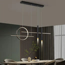 GobekUsa Black LED Chandelier Pendant Light for Home Dining Kitchen Bar.