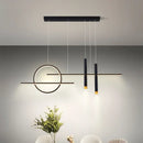 GobekUsa Black LED Chandelier Pendant Light for Home Dining Kitchen Bar.