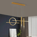 GobekUsa Black LED Chandelier Pendant Light for Home Dining Kitchen Bar.