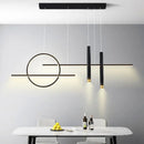 GobekUsa Black LED Chandelier Pendant Light for Home Dining Kitchen Bar.