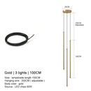 GobekUsa Black LED Chandelier Pendant Lights for Dining Room and Bedroom