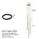 GobekUsa Black LED Chandelier Pendant Lights for Dining Room and Bedroom