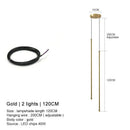 GobekUsa Black LED Chandelier Pendant Lights for Dining Room and Bedroom