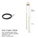 GobekUsa Black LED Chandelier Pendant Lights for Dining Room and Bedroom