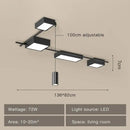 GobekUsa Black LED Chandeliers for Living Dining Bedroom Hall Kitchen: Modern, Simple Indoor Lighting