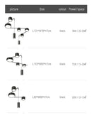 GobekUsa Black LED Chandeliers for Living Dining Bedroom Hall Kitchen: Modern, Simple Indoor Lighting