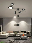 GobekUsa Black LED Chandeliers for Living Dining Bedroom Hall Kitchen: Modern, Simple Indoor Lighting