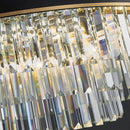 GobekUsa Black LED Crystal Chandelier for Dining Room Luxury Design
