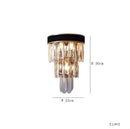 GobekUsa Black LED Crystal Chandelier for Dining Room Luxury Design