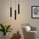 GobekUsa Black LED Crystal Staircase Chandelier: Modern Nordic Design, Creative Island Hanging Lamp