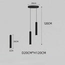 GobekUsa Black LED Crystal Staircase Chandelier: Modern Nordic Design, Creative Island Hanging Lamp