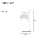 GobekUsa Black LED Floor Lamp - Modern Stylish Nordic Design for Home and Living Room