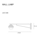GobekUsa Black LED Floor Lamp - Modern Stylish Nordic Design for Home and Living Room
