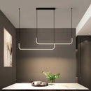 GobekUsa Black LED Pendant Chandelier for Dining Room Kitchen Bar Decor
