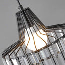 GobekUsa Black LED Pendant Chandelier for Kitchen Dining Room, Modern Nordic Design