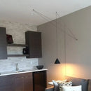 GobekUsa Black LED Pendant Chandelier for Modern Bedroom Dining Room Art Decor