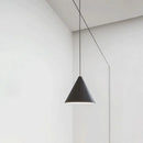GobekUsa Black LED Pendant Chandelier for Modern Bedroom Dining Room Art Decor
