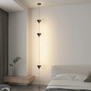 GobekUsa Black LED Pendant Chandeliers for Modern Nordic Home Decor