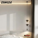 GobekUsa Black LED Pendant Chandeliers for Modern Nordic Home Decor