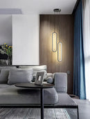 GobekUsa Black LED Pendant Light: Elegant Bedroom Hanging Lamp, Small Chandelier
