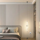 GobekUsa Black LED Pendant Light for Modern Home Decor & Lighting in Living Room & Bedroom