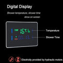 GobekUsa Black LED Shower Faucet SPA Massage Jet Rain Panel Bidet Sprayer Tap