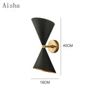 GobekUsa Black LED Wall Lamp for Modern Home Lighting