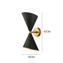 GobekUsa Black LED Wall Lamp for Modern Home Lighting