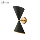 GobekUsa Black LED Wall Lamp for Modern Home Lighting
