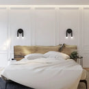 GobekUsa Black LED Wall Lamp: Modern Nordic Indoor Sconces for Living Bedroom Bathroom