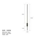 GobekUsa Black LED Wall Lights - Modern Straight Line for Bedroom, Living Room, Kitchen Décor