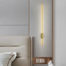 GobekUsa Black LED Wall Lights - Modern Straight Line for Bedroom, Living Room, Kitchen Décor