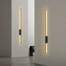 GobekUsa Black LED Wall Lights - Modern Straight Line for Bedroom, Living Room, Kitchen Décor