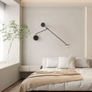 GobekUsa Black LED Wall Reading Light for Bed Bedroom Living Room Office