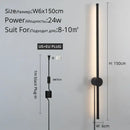 GobekUsa Black LED Wall Sconce for Living Room Bedroom Lighting